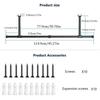 Hanger Storage Rack Hanger Storage Wall Mounted Holder Metal Closet Hanger Rack Rustproof Wall Mounted Closet Rod For Balcony