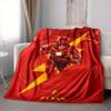 1pc Flash superhero Blanket Lightweight Flannel Throw For Sofa, Bed, Travel, Livingroom, Office, Couch, Chair, And Bed