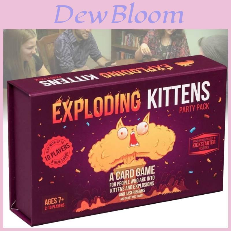 Exploding Kittens Buono Contro Cattivo Gioco di Carte Divertente Gioco di Società Strategico Per Amici