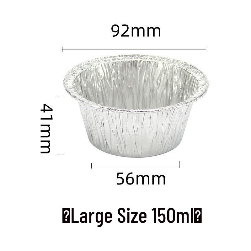 Disposable Round Aluminum Foil Tart and Baking Cups