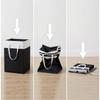 75L Folding Laundry Basket with Handles Durable Dirty Cloths Basket Hotel Bathroom Clothes Storage Bag and Toys Organizer ZYL005