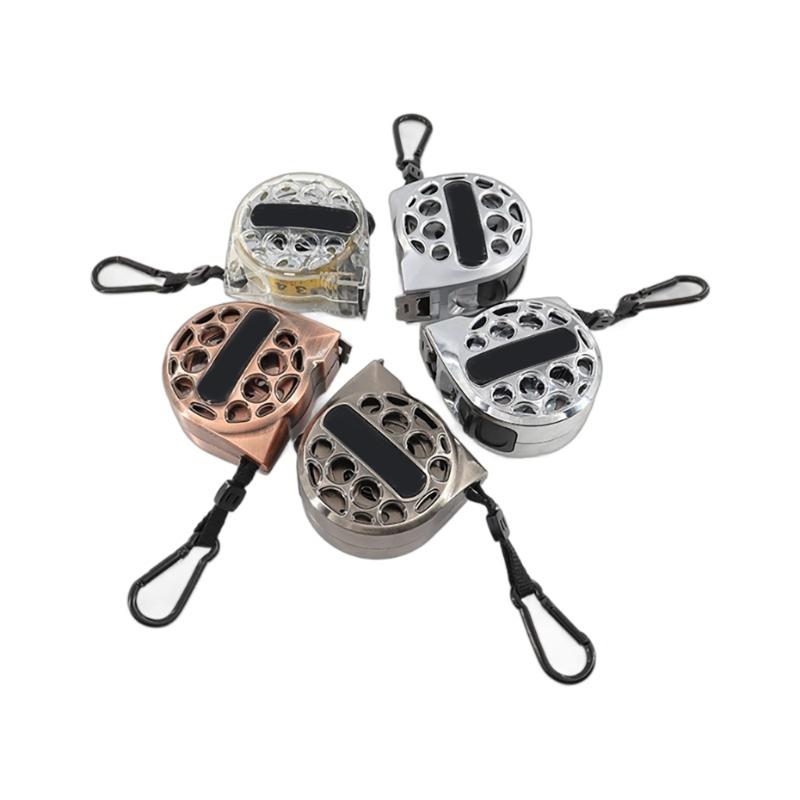 300cm Hollow Measuring Tape Tape Measure with Sliding Lock Back Clip Rustproof Metric Ruler for Industry Home