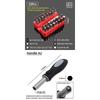 25mm Screwdriver Bits Set Slotted Phillips Pozidriv Torx Square Hexagon Bit Holder 1/4" Hex Shank Ratchet Wrench Hand Tools