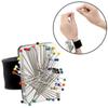 6pcs/set Finger Tip Ring Tail Comb Hair Selecting Tools Magnetic Bracelet Wrist Band Strap  Salon