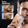 Electric Shaver for Men Smart Professional Mini Dual Blade Shaver Men Facial Beard Trimmer Rechargeable Portable Electric Razor