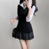 Japanese School-Style Knit Vest - Autumn/Winter Solid Color