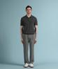 PANICALE Charcoal Garment-Dyed Polo Knit