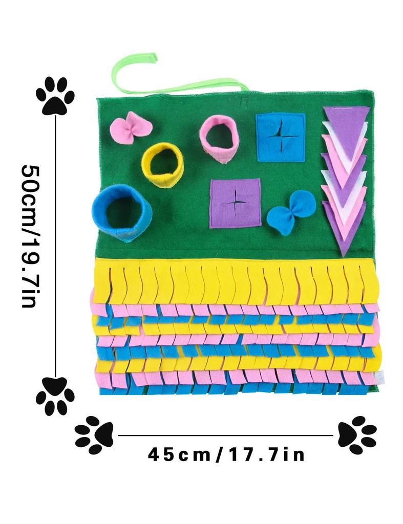 Dog Sniffing Training Blanket Pads, Dog Mat, Pet Nose Pad, Nosework Puzzle Toy, Relieve Stress