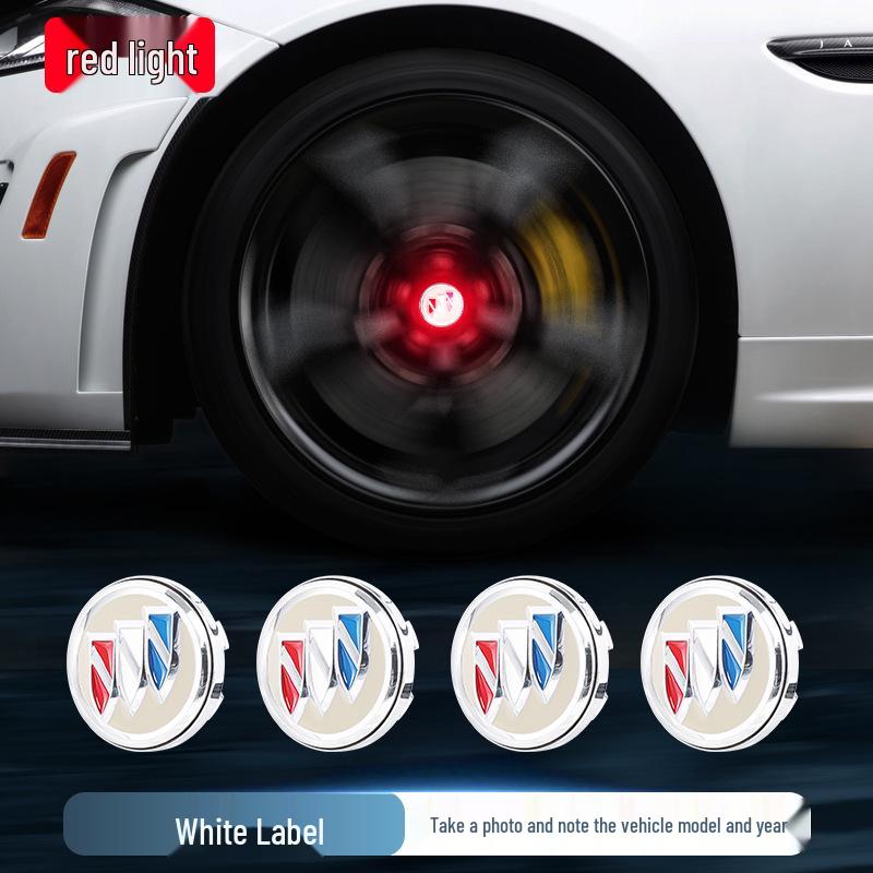 Compatible Magnetic Levitation Hub Lights for Buick: Excelle, Verano, LaCrosse, Enclave, Envision, GL8 - Luminous Tire Lights.