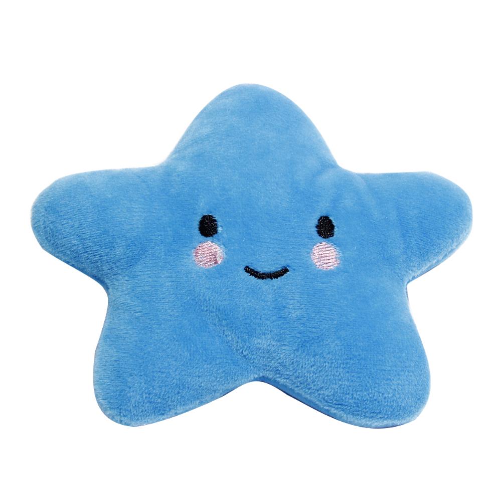 Soft Pet Star Cloud Funny Chew Play Squeaker Squeaky Cute Plush Sound Toy