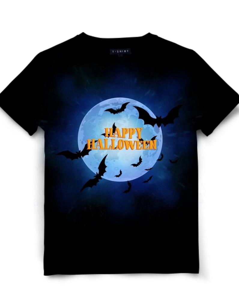 Happy Halloween T-Shirt Design Unisex Jersey Short Sleeve Tee