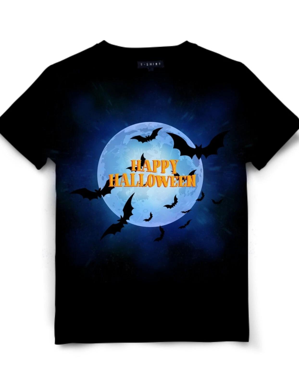 Happy Halloween T-Shirt Design Unisex Jersey Short Sleeve Tee 3XL