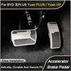 For BYD Yuan Plus Yuan Up Song Pro Max Seagull Dolphin Accelerator Brake Pedal Pad Car Interior Accessories Modification Parts