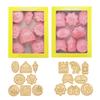 16Pieces Durable Plastic Eid Cookie Molds Portable Eid Cookie Molds For School Event And Community Celebration
