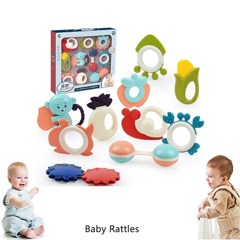 Baby Rattle Gift Set 10 Piece Bundle For Newborns