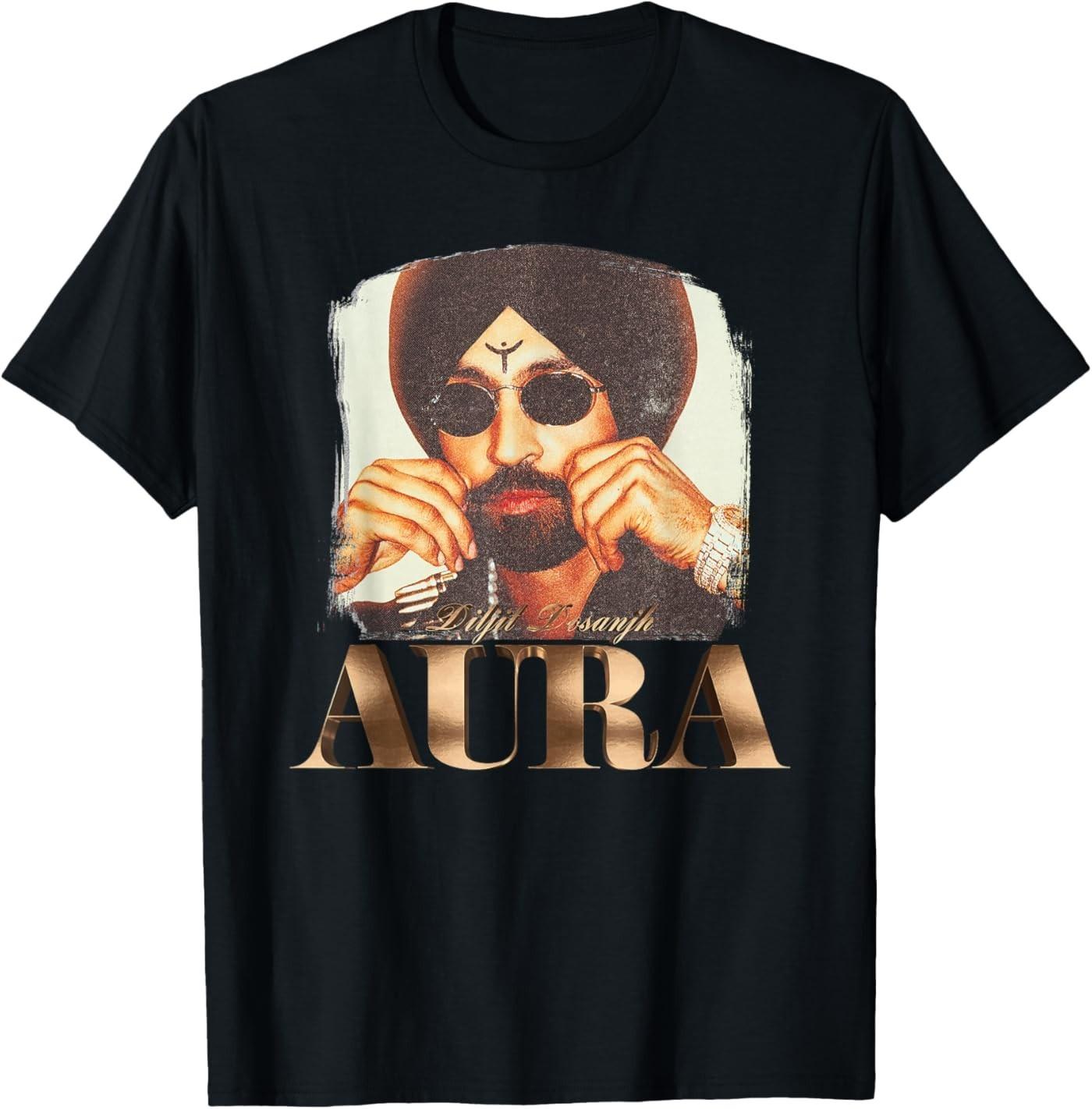 Aura Title Diljit Dosanjh 2026 T- Unisex T-Shirt XXL