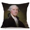 Famous Character George Washington James Madison Portrait Art Home Decoration Sofa Throw Pillow Case Cotton Linen Cushion Cover
