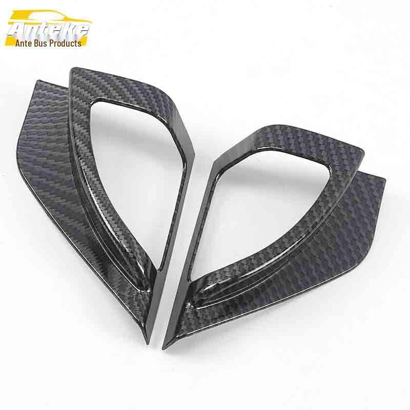 GS7 Interior Window Triangle Decoration Frame Electroplated Panel Sticker - Car Accessories.