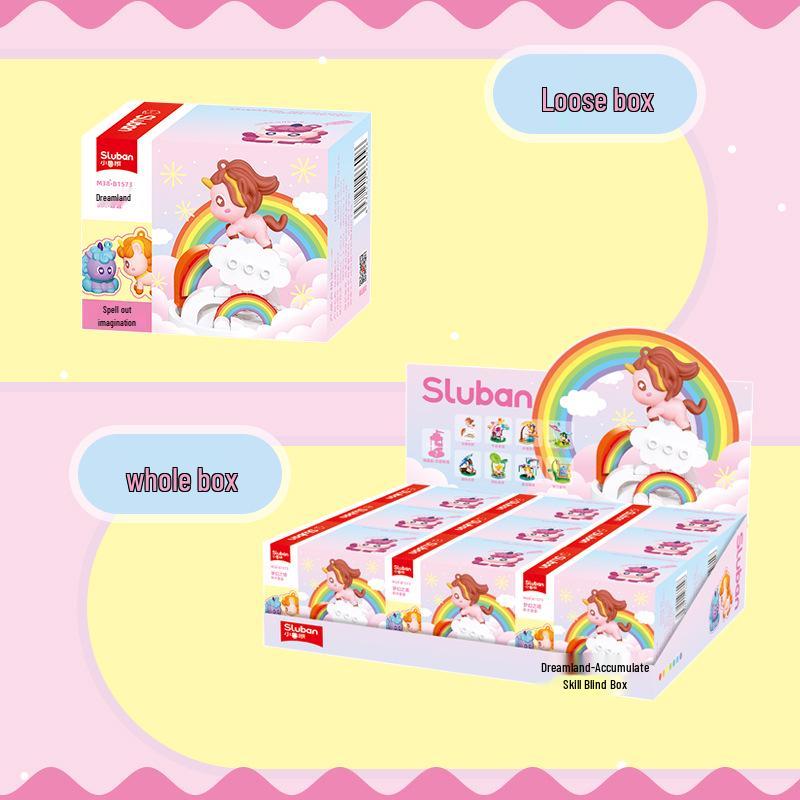 Little Luban Cute Pony Building Blocks - Trendy Educational Toy & Ornament for Boys and Girls Birthday Gifts.