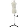 Adjustable Dress Form for Women Cream S Velvet