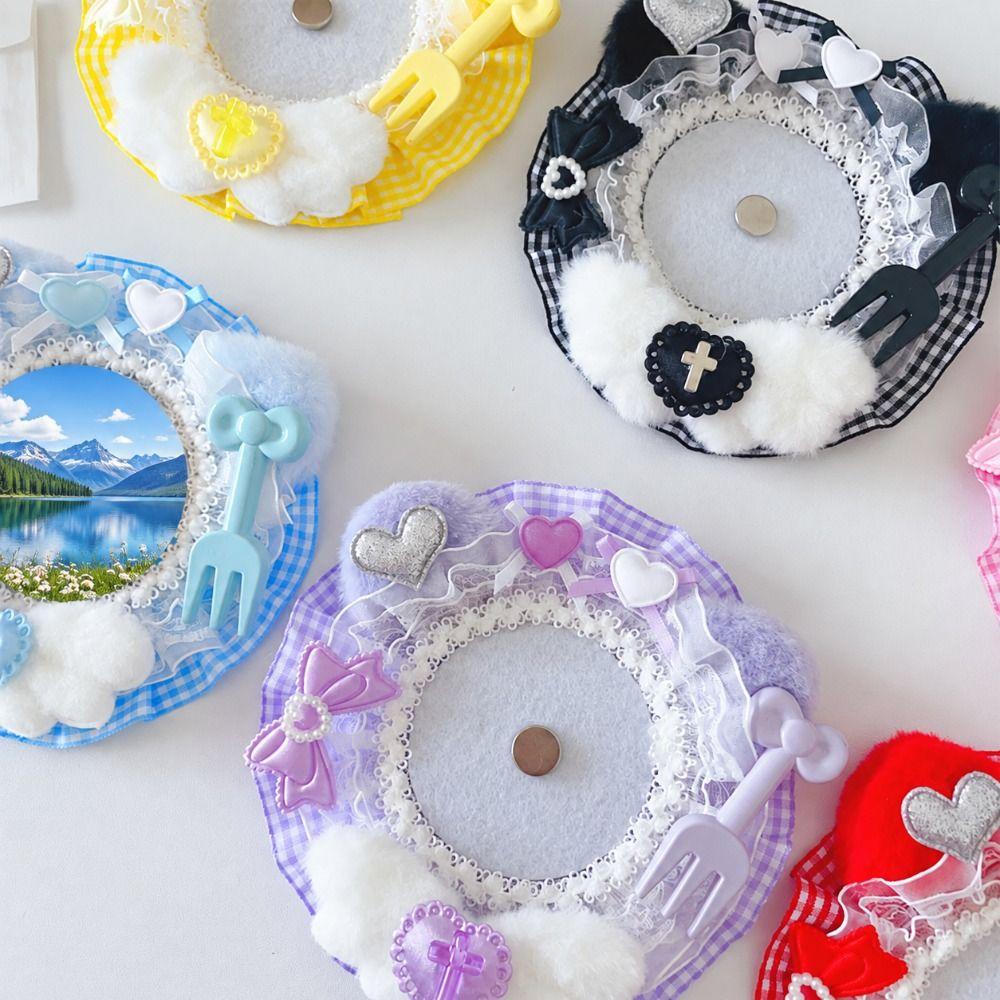 Bowknot Magnetic Badge Holder Magnetic Badge Display Holder Ita Bag Decoration Lolita Accessory