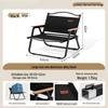 ZISIZ Portable Aluminum Folding Camping Chair