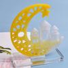 DIY Crystal Silicone Halloween Castle Ghost Exhibition Board Mold Resin Table Display Decoration Mold Jewelry Making Accessaries