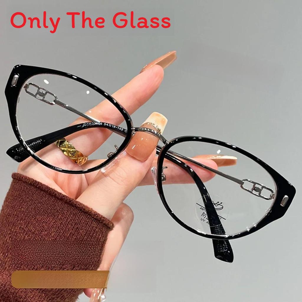 Modern Cat Eye Glasses For Women With Blue Light Blocking Pc Lenses For Fashionable Adults