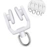 Pack of 30 Curtain Track Rollers Hook  Easy To Clean & Install Home Decors Curtain Accessory for Smooth Curtain Movement