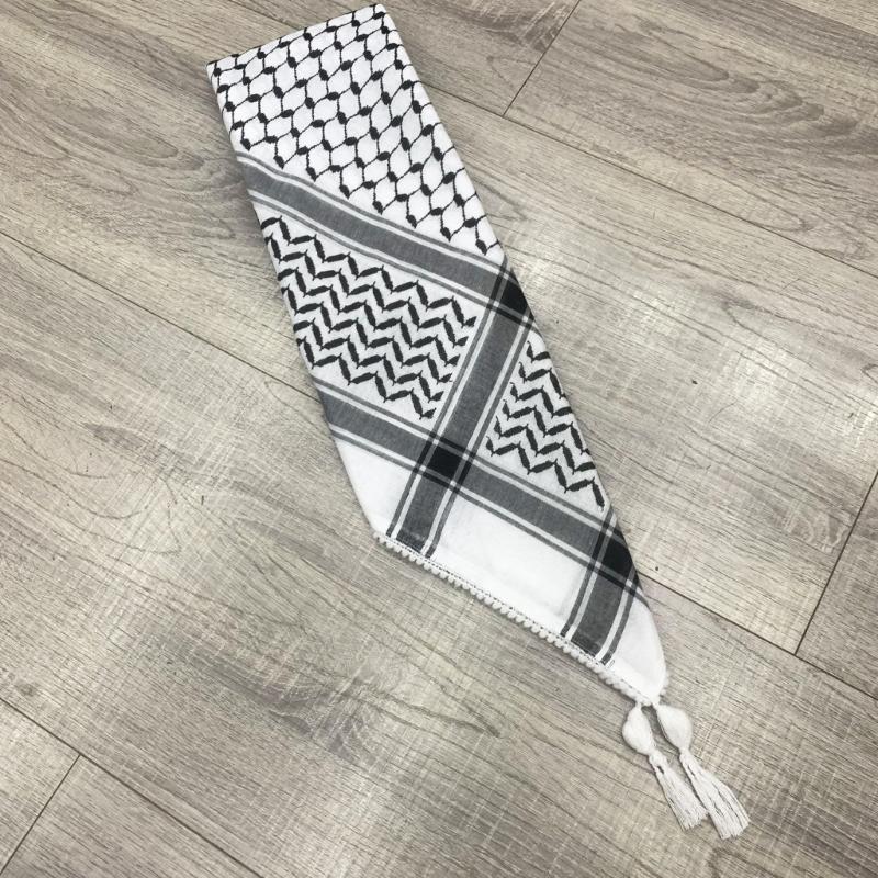 Fashion Shemagh Scarf Tacticals Desert Scarf Arabian Headscarf Breathable Neckerchief Head Scarf for Men