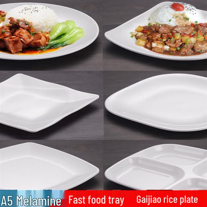 Chinese Style Melamine Square Dinner Plate