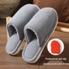 Men's and Women's Winter Non-Slip Plush Cotton Slippers - Thick-Soled, Soft, and Odor-Resistant.