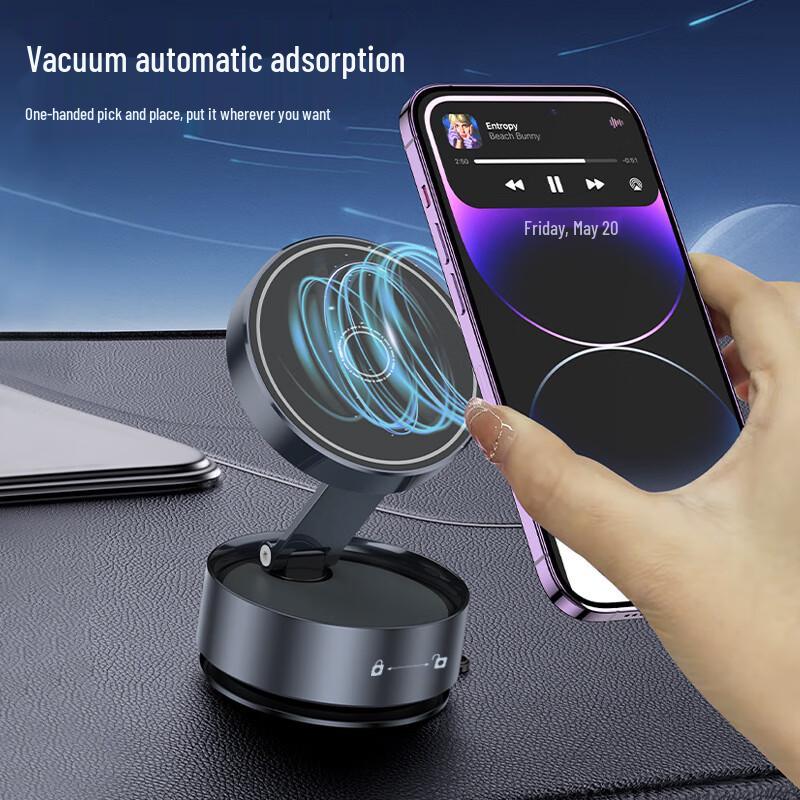 Q12 Foldable Magnetic Car & Desktop Phone Holder
