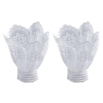 Elegante Damen Ärmel mit Spitzenbesatz, Handgelenkmanschetten, Dekorative Ärmel, Armschmuck für Büro, Alltagskleidung und formelle Anlass-Outfits