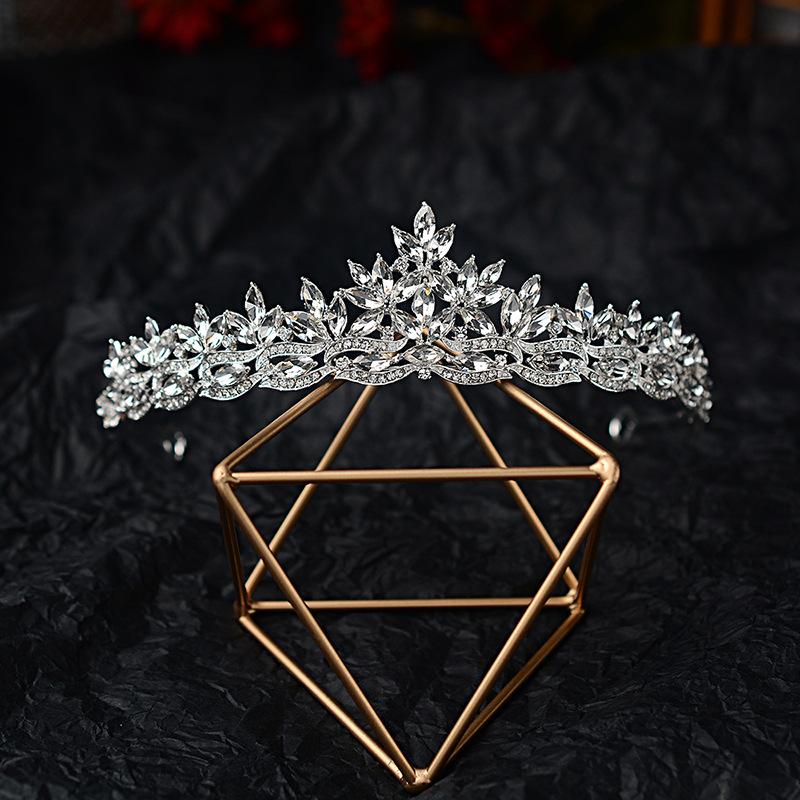 

Свадебная тиара свадебное платье новая корона тиара невесты простая корона свадебное платье свадебные аксессуары для волос для женщин