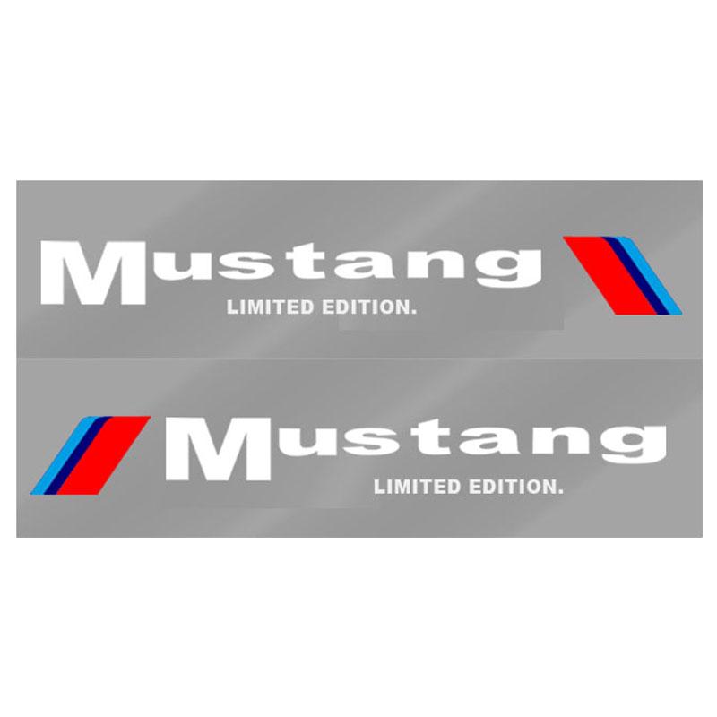 2 Stück Auto Seitentür 3D Aufkleber Emblem Abziehbild Dekoration Für Ford Focus 2 3 mondeo mk3 f150 fusion mustang mk7