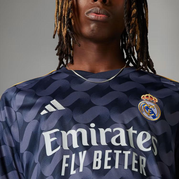 New Adidas Real Madrid Soccer Jerseys Men Dark Blue IJ5901