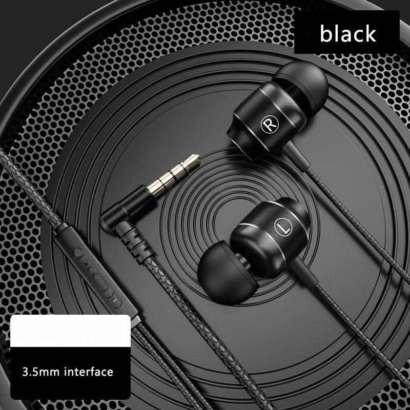 In-Ear Earbud Wired Headphones Magnetically Absorbed Earphones with Volume Control Compatible with 3.5MM/Type C Plug
