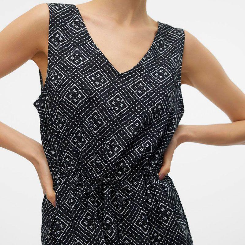 Rochie lungă fără mâneci, cu fante laterală pe talie Femeie VERO MODA