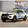 cjafuz1 1:64 2020 Ford Police INTERCEPTOR UTILITY NYPD Alloy Car Model Collectible Toy Gift Souvenir Display Ornament