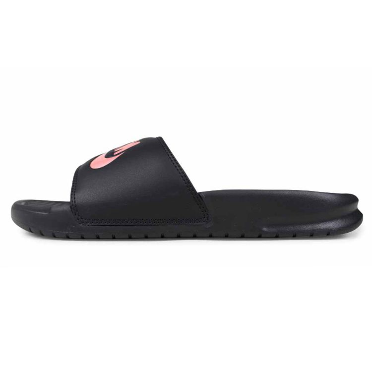 

Шлепанцы Nike Benassi JDI Черные женские розовое золото 343881-007
