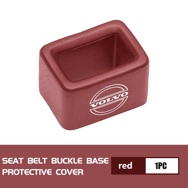 Awqtn1 Car Seat Belt Buckle Protection Anti-Scratch Cover Cushion Auto Accessories For Volvo XC60 XC90 S60 S80 V60 C70 S40 C30 V90 V60