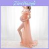 Basic Maternity Dress With Chiffon Fabric For Photoshoot And Summer Wear