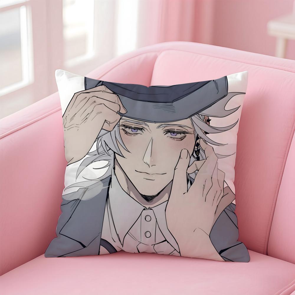 

Epic Mythic Japanese Anime RRecord of Ragnarok Cushion Cover Pillow Case Soft Skin Friendly Fabric Concealed Zipper 30X30cm
