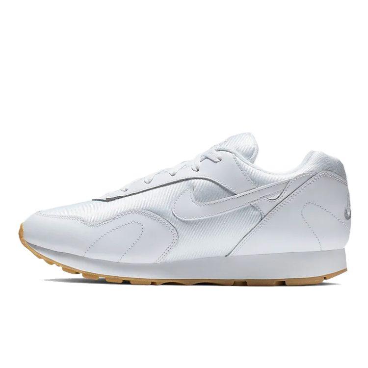 Nike Outburst Slip Resistant Lightweight Non Slip Lightweight Low Top Running Shoes Women's White AO1069-114