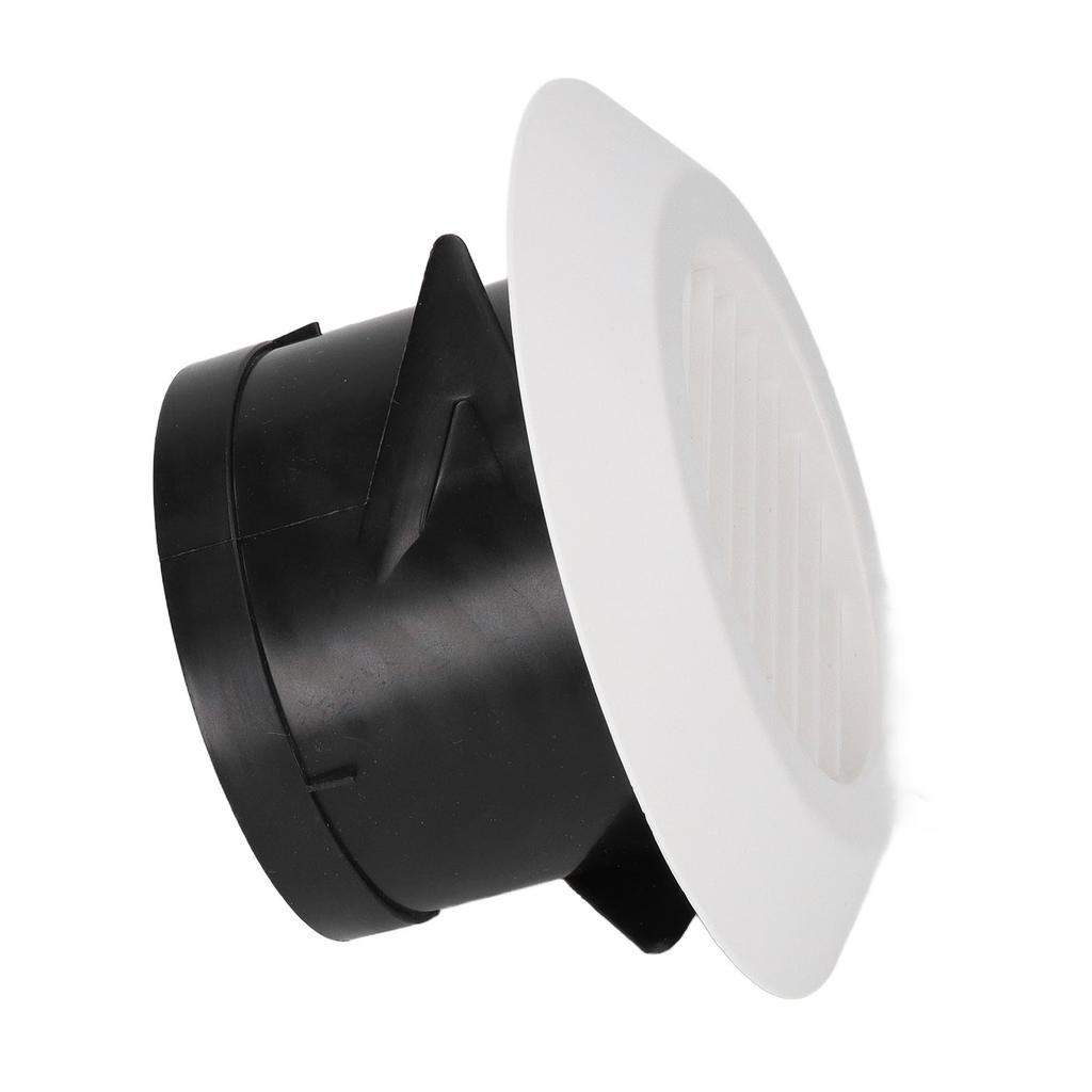 Round Air Vent ABS Louver Grille Cover Soffit for Bathroom Office Kitchen Ventilation 4in