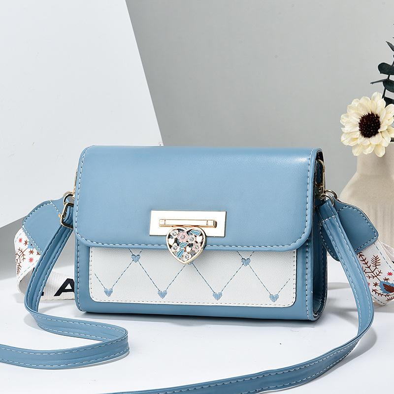 Bag women's new trendy foreign style shoulder messenger mobile phone bag versatile Internet celebrity small square bag