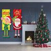 Merry Christmas Hanging Flag Christmas Decorations for Home Door Christmas Ornaments Xmas Gifts Decor 2023 New Year