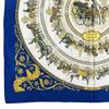 Hermes A Walk To Longchamps (LA PROMENADE DE LONGCHAMPS) Scarf Navy Blue Women Calle 90 Used