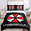 Umbrella Corporation Logo Bedding Set Comforter Cover Gift for Bedroom,Includes 1 Cover and 2 Pillowcases, No InsertB575